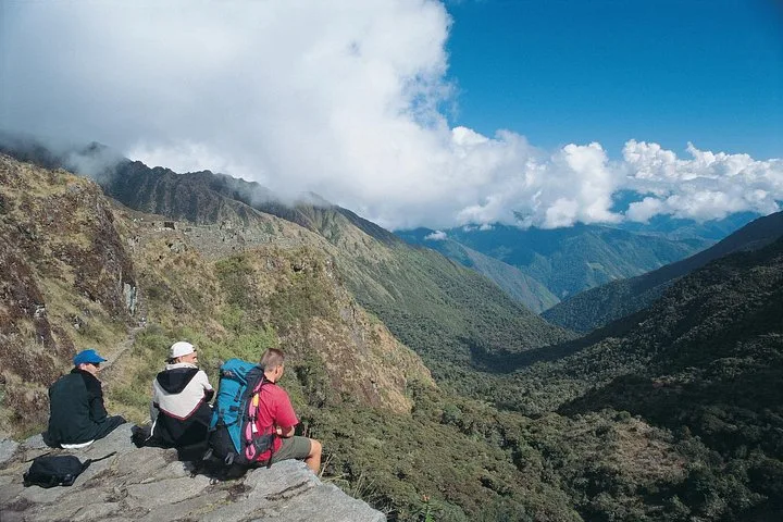 Wiñaywayna ruins on a private express Inca Trail tour to Machu Picchu from Cusco, Peru