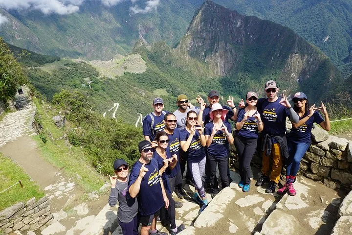 Machu Picchu citadel from above on a private one-day Inca Trail tour from Cusco, Peru